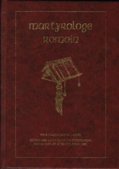 Martyrologe romain (édition de 1959)